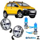 Par farol milha superior volkswagen crossfox 2003 a 2008 e super branca