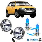 Par farol milha superior volkswagen gol rallye 2006 a 2010 e super branca