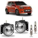 Par farol milha uno sporting 2011 ate 2018 com led vidro