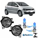 Par farol milha volkswagen fox 2006 a 2009 e super branca