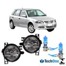 Par farol milha volkswagen gol g4 2006 a 2014 e super branca