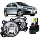 Par farol milha volkswagen gol g5 2008 a 2013 e super led vd