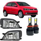 Par farol milha volkswagen gol g6 2013 a 2016 e super led