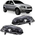 Par farol palio g4 2008 a 2011 foco duplo máscara negra