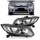 Par Farol para Honda Civic 2012 2013 2014 2015 Manual