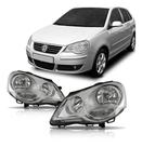 Par farol polo 07 08 09 10 11 12 13 2014 foco duplo cromado Par farol polo 07 08 09 10 11 12 13 2014 foco duplo cromado