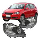 Par farol polo 2007 a 2014 mascara negra