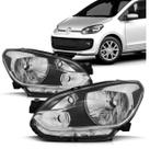 Par Farol Preto Filete Cromado VW UP 2014 2015 2016 Par Farol Preto Filete Cromado VW UP 2014 2015 2016