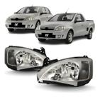 Par Farol Principal Corsa Montana 2003 2004 á 2008 Cromado Par Farol Principal Corsa Montana 2003 2004 á 2008 Cromado