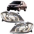 PAR Farol Prisma Celta 2007 08 09 10 11 12 13 a 16 Cromado