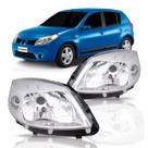 Par farol sandero 2007 a 2010 cromado Par farol sandero 2007 a 2010 cromado