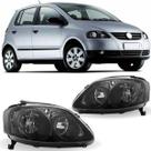 Par farol spacefox 2006 a 2009 máscara negra foco duplo