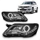 Par farol tiguan 2008 a 2011 c/ led c/ projetor s/ xenon Par farol tiguan 2008 a 2011 c/ led c/ projetor s/ xenon