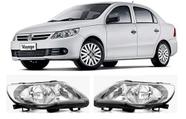 Par farol voyage 2008 a 2013 g5 mascara cromada foco duplo Par farol voyage 2008 a 2013 g5 mascara cromada foco duplo