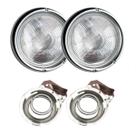 Par farol vw fusca 1973 até 1975 + par soquete vw com contato