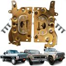 Par Fechadura Interna Da Porta Ford F1000 E Caminhões F4000 F13000 F600 + Parafuso