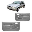 Par Forro De Porta Moldado Fiesta 1996 A 2002 Vidro Manual