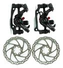 Par Freio Disco Mecânico Disco Pinça Rotor Absolute Bike