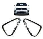 Par Friso Aplique Farol Milha Vw T-cross 2025 Cromado Par Friso Aplique Farol Milha Vw T-cross 2025 Cromado