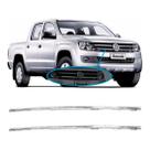 Par friso da grade amarok cromado 2010 2011 2012 2013 2014