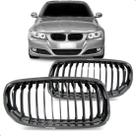 Par Grade Central para Bmw 320 2009 A 2012 Cromada Com Friso