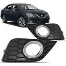 Par Grade Milha Aro Cromado Sentra 2017 2018 2019 2020