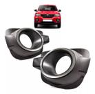 Par Grade Milha Com Furo Aro Cromado Kwid 2017 2018 2019