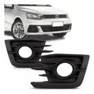 Par Grade Moldura Farol Milha Furo Gol Voyage G7 2016 2017. - Preto - Ambos os lados