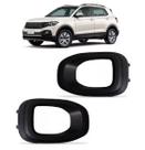 Par Grade Moldura Milha T-Cross 2019 2020 a 2023 Aro Preto Par Grade Moldura Milha T-Cross 2019 2020 a 2023 Aro Preto
