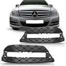 Par grade parachoque dianteiro mercedes c180 2012 2013 2014