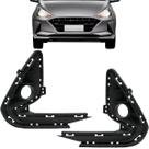 Par Grade Parachoque Hb20 Hatch Sedan 2021 2022 Preta Com Furo