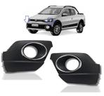 Par Grade Tela Milha Saveiro Cross G6 2013 2014 2015 2016 Aro Cromado