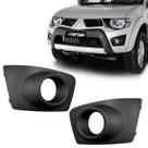 Par Grades do Farol de Milha L200 Triton 2011 a 2013 Com Furo
