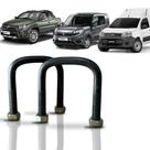 Par Grampo Molejo feixe Molas Lift 2cm Doblo Strada Fiorino