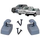 Par Grampo Suporte Presilha Quebra Sol Gol Saveiro Amarok Com Parafuso