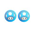 Par Grip Borracha Para Controle Videogame Console P3 P5 P5 e Box - Cogumelo Azul