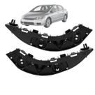 Par Guia Parachoque New Civic 2007 2008 2009 2010 2011 Dianteiro