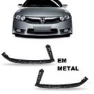 Par Guia Suporte Ferro Farol Honda Civic 2007 2008 2010 2011