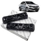 Par Guia Suporte Parachoque Dianteiro Fiat Cronos 2018 2019 2020 2021 2022 2023 2024 2025 Original