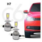 Par H4 Super Led Lâmpadas Full Branca 6500k 40w