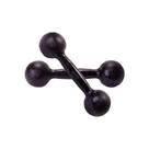 Par Halter Bola 1kg Pintado para Fisioterapia e Academia