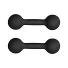 Par Halter Bola Pintado 2kg Peso Musculação Academia