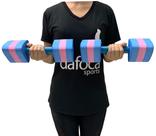Par Halteres Aquáticos Hidroginástica em EVA DF1092-R M Dafoca Sports Azul/Rosa