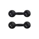 Par Halteres Bola Emborrachado 4 Kg Treino Fitness