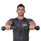 Par Halteres Kl Master Fitness Academia Emborrachado 4 Kg