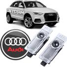 Par Iluminação Porta Led Cortesia Audi Q3 Lâmpada Projetor logo chão 1.4 2.0 tfsi suv ambiente flex quattro ambition S tronic attraction prestige