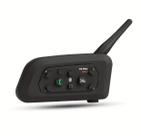 Par Intercomunicador V6 Plus Bluetooth Capacete Moto - Kit 2pçs