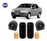 Par Kit Coxim Batente Amortecedor Dianteiro Fiat Siena 2010 2011 2012