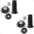 Par Kit Coxim Batente Coifa Amortecedor Dianteiro Fiat Toro