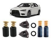 Par Kit Dianteiro Traseiro Lancer 2008 A 2019 Coxim Batente